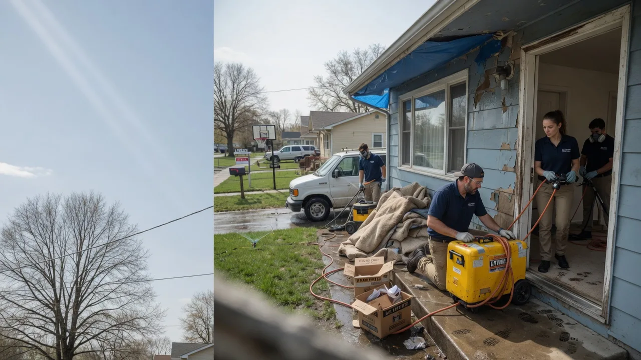Basement Flood Cleanup in Harvel, IL near me
